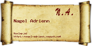 Nagel Adrienn névjegykártya